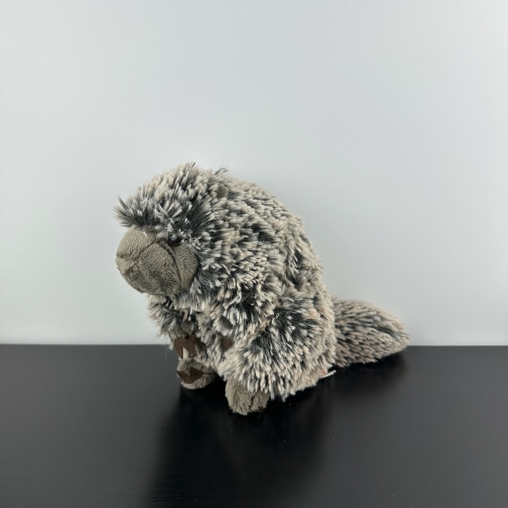 Wild Republic Cuddlekins Porcupine 8" Gray Brown K&M Plush Stuffed Animal
